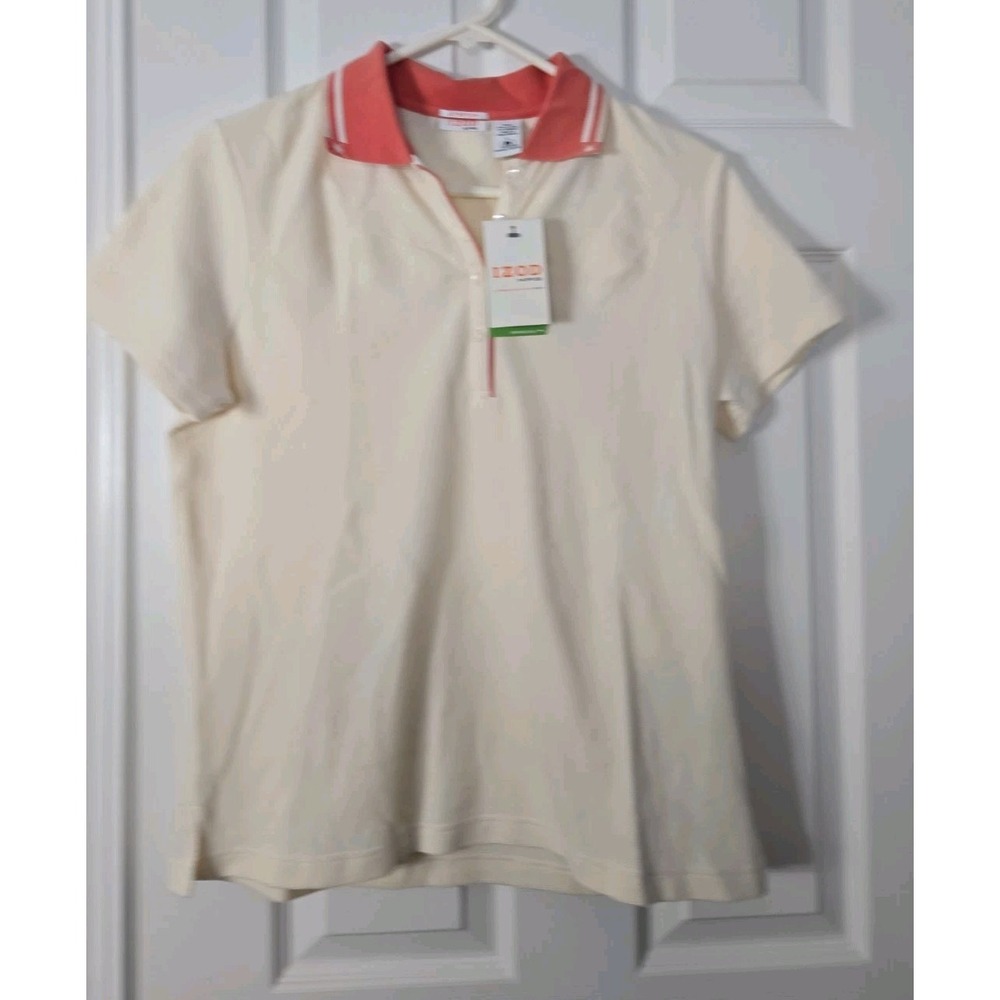 Izod Womans XFG Short Sleeve Golf Polo Size Large New